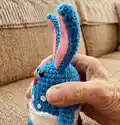 Azumarill Amigurumi Pattern step 3 - details and accessories