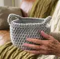 Simple Basket Pattern step 1 - construction progress