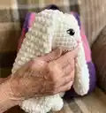Plush Backpack Bunny Amigurumi Pattern step 3 - details and accessories
