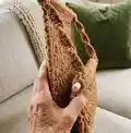 The Boho Book Nook Pattern step 2 - assembly progress
