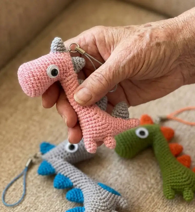 Complimentary Intermediate crochet pattern: Dino's Family Amigurumi Pattern - Simple to follow guide
