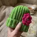 Freestyle Beanie Pattern step 2 - assembly progress