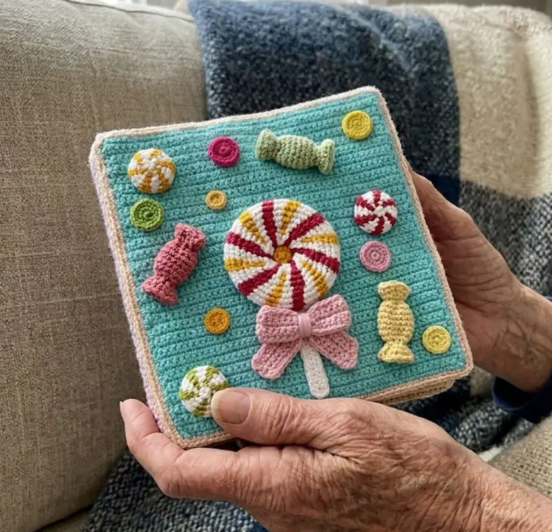 Quality crochet pattern: Sweet Quiet Book Pattern - Intermediate level guide with complete instructions