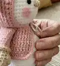 Nieves Amigurumi Pattern step 3 - details and accessories