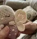 Elvina the Delicate Butterfly Amigurumi Pattern step 3 - details and accessories