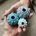 Sea Urchin Shells Pattern step 4 - final assembly and finishing