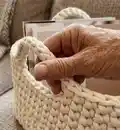 Revisto Basket Pattern step 2 - assembly progress