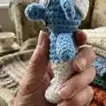 Smurf Amigurumi Pattern step 2 - assembly progress