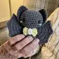 Baby Bat Amigurumi Pattern step 4 - final assembly and finishing