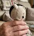 Doll Cruella Amigurumi Pattern step 3 - details and accessories