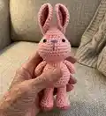 Rabbit Amigurumi Pattern step 4 - final assembly and finishing