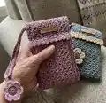 Phone Pouch with Back Pocket Pattern step 1 - construction progress