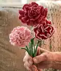 Crochet Flower Patterns Book Pattern step 4 - final assembly and finishing