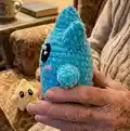 Luma Amigurumi Pattern step 2 - assembly progress