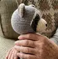 Raccoon Amigurumi Pattern step 3 - details and accessories