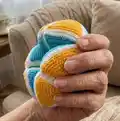 Crochet Flexagon Amigurumi Pattern step 2 - assembly progress