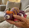 Spinderella The Spider Amigurumi Pattern step 4 - final assembly and finishing