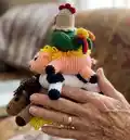 Down On The Farm - Stack Toy Amigurumi Pattern step 3 - details and accessories