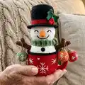 The Snowman Mug Amigurumi Pattern step 4 - final assembly and finishing