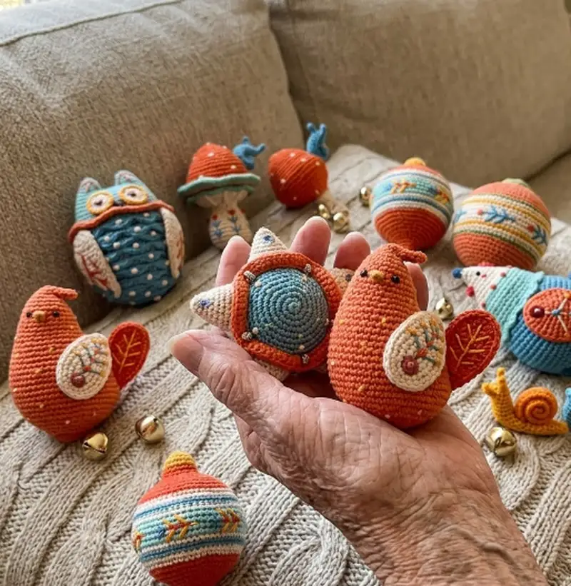Quality crochet pattern: Christmas Ornament Set Pattern - Intermediate level guide with complete instructions