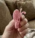 Butterfly Motif Crochet Pattern step 2 - assembly progress