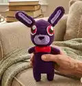 FNAF Bonnie Amigurumi Pattern step 4 - final assembly and finishing