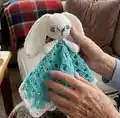 Cute Bunny Comforter Amigurumi Pattern step 4 - final assembly and finishing