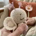 Elvina the Delicate Butterfly Amigurumi Pattern step 3 - details and accessories
