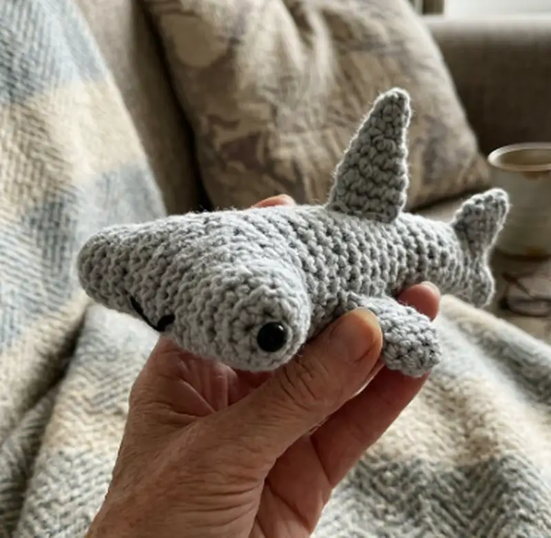Quality crochet pattern: Hammerhead Shark Friend Amigurumi Pattern - Intermediate level guide with complete instructions