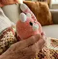Heart Cat and Bunny Amigurumi Pattern step 2 - assembly progress