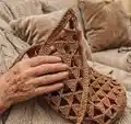 Mash bag Triangles Pattern step 3 - details and accessories