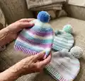 Bonnie Beanie Amigurumi Pattern step 1 - construction progress