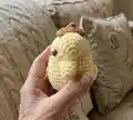 Pompompurin Amigurumi Pattern step 3 - details and accessories