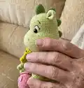 GRETTA the DRAGON Amigurumi Pattern step 3 - details and accessories
