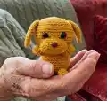 Puppy Dog Friend Amigurumi Pattern step 4 - final assembly and finishing