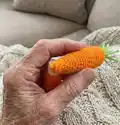 Carrot Lip Balm & Gift Holder Pattern step 3 - details and accessories