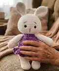 Lily Bunny Amigurumi Pattern step 4 - final assembly and finishing