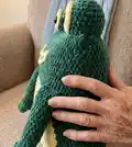 Frog Pillow Amigurumi Pattern step 3 - details and accessories