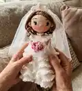 Farrah Amigurumi Pattern step 4 - final assembly and finishing