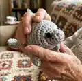 Manatee friend Amigurumi Pattern step 4 - final assembly and finishing