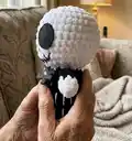 Jack Skellington Amigurumi Pattern step 3 - details and accessories