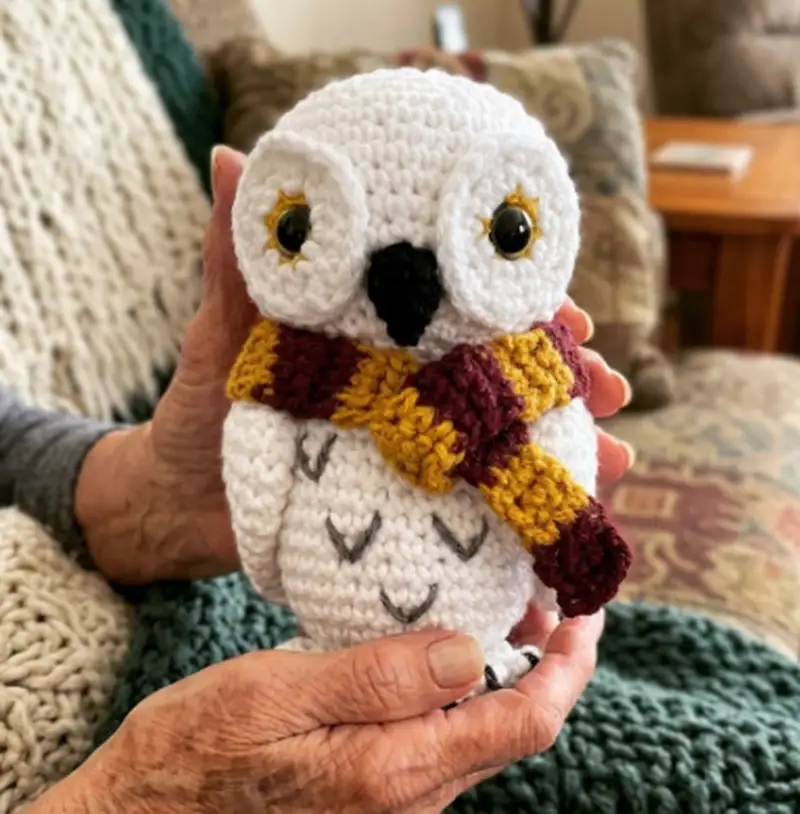 Complimentary Intermediate crochet pattern: Eira Owl Amigurumi Pattern - Simple to follow guide