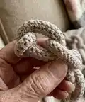 Chunky Chain Pattern step 2 - assembly progress