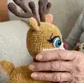 Forest Deer Amigurumi Pattern step 2 - assembly progress