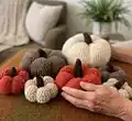 Crochet Pumpkin Pattern step 4 - final assembly and finishing