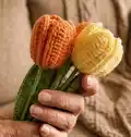 Flower Bouquet C Crochet Pattern step 3 - details and accessories