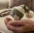 Noel the Christmas Mouse Amigurumi Pattern step 2 - assembly progress