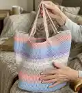 By Your Side Basket Bag Pattern step 1 - construction progress
