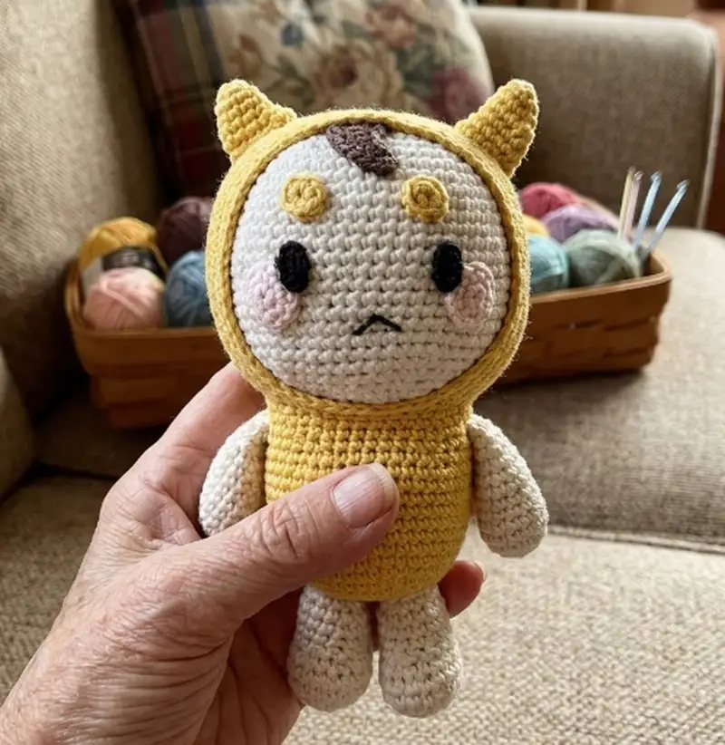 Quality crochet pattern: Mr. Buckwheat Amigurumi Pattern - Intermediate level guide with complete instructions