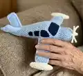 Plush Bonanza Beechcraft V-tail Amigurumi Pattern step 4 - final assembly and finishing
